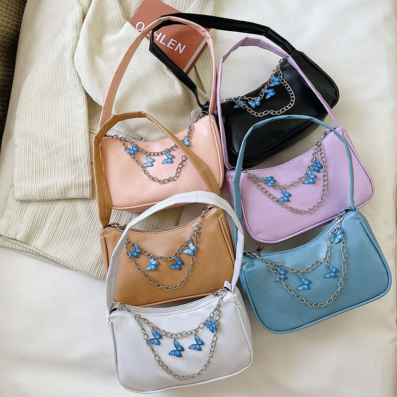 Women's New Style Butterfly Jewelry Chain Casual Fashion Handbag