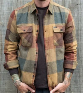 Autumn And Winter European And American Style Men's Clothing Youth Casual Men's Shirts Brushed
