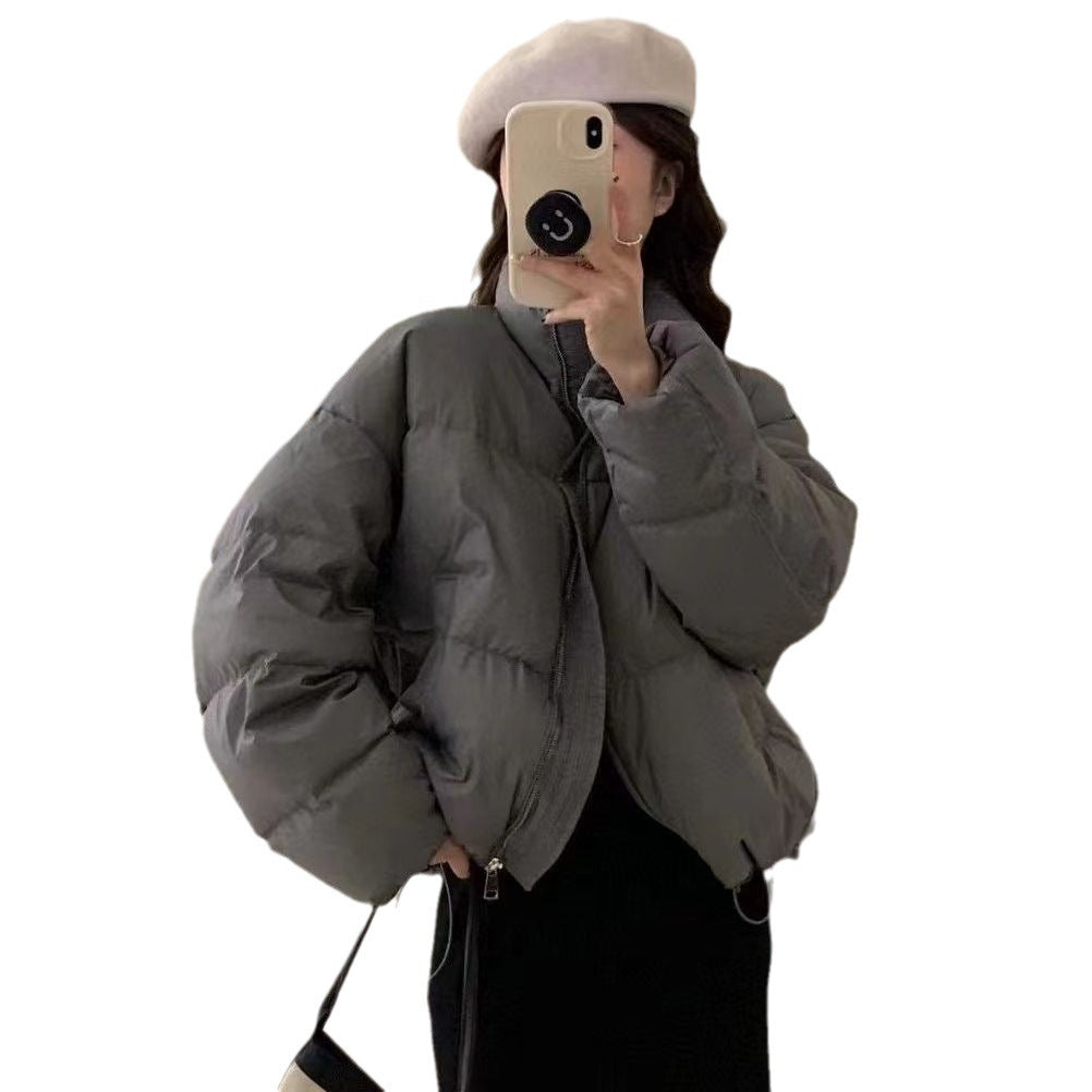 Cotton-padded Coat Women's Stand Collar Short Cotton Padded Coat