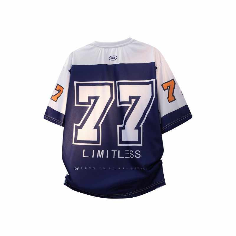 Men's Quick-drying Loose Sports Color Matching Short-sleeved T-shirt