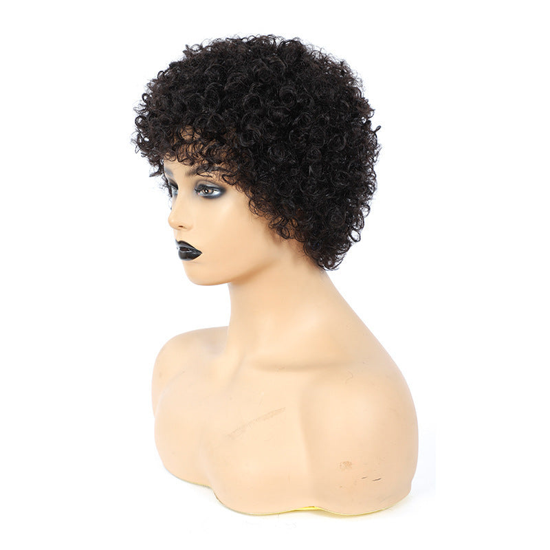 European And American Fashion Microwave Curly Fluffy Wig Headgear