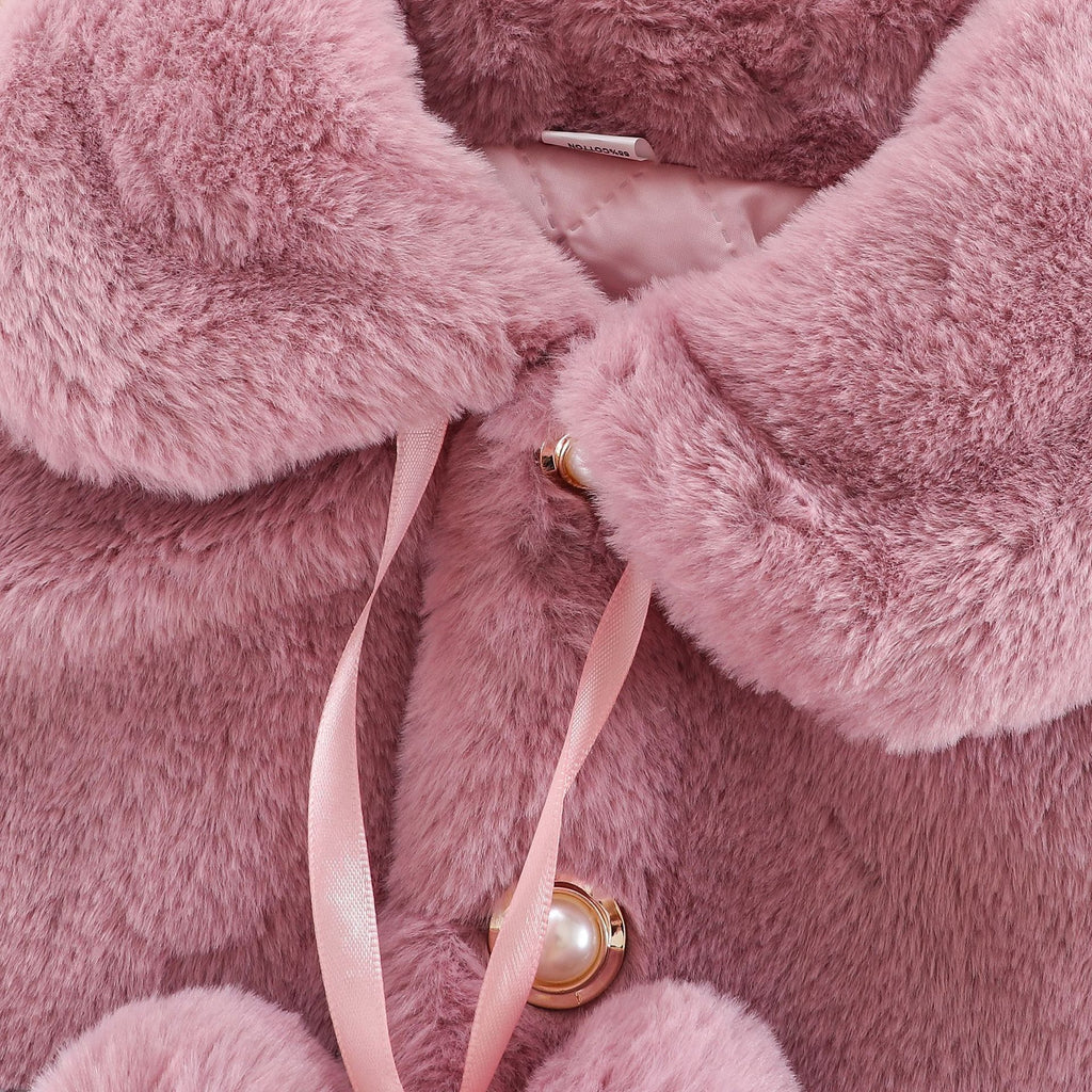 Children's Clothing Warm Sweet And Cute Short Cloak