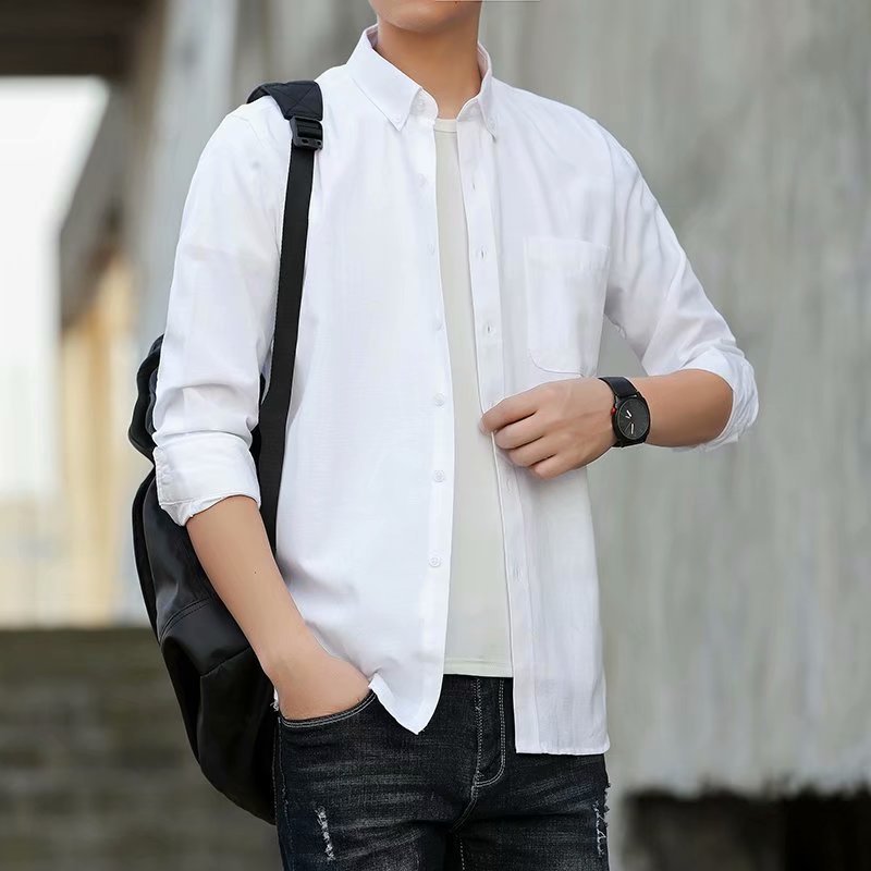 Japanese-style Retro Camouflage Shirt Men