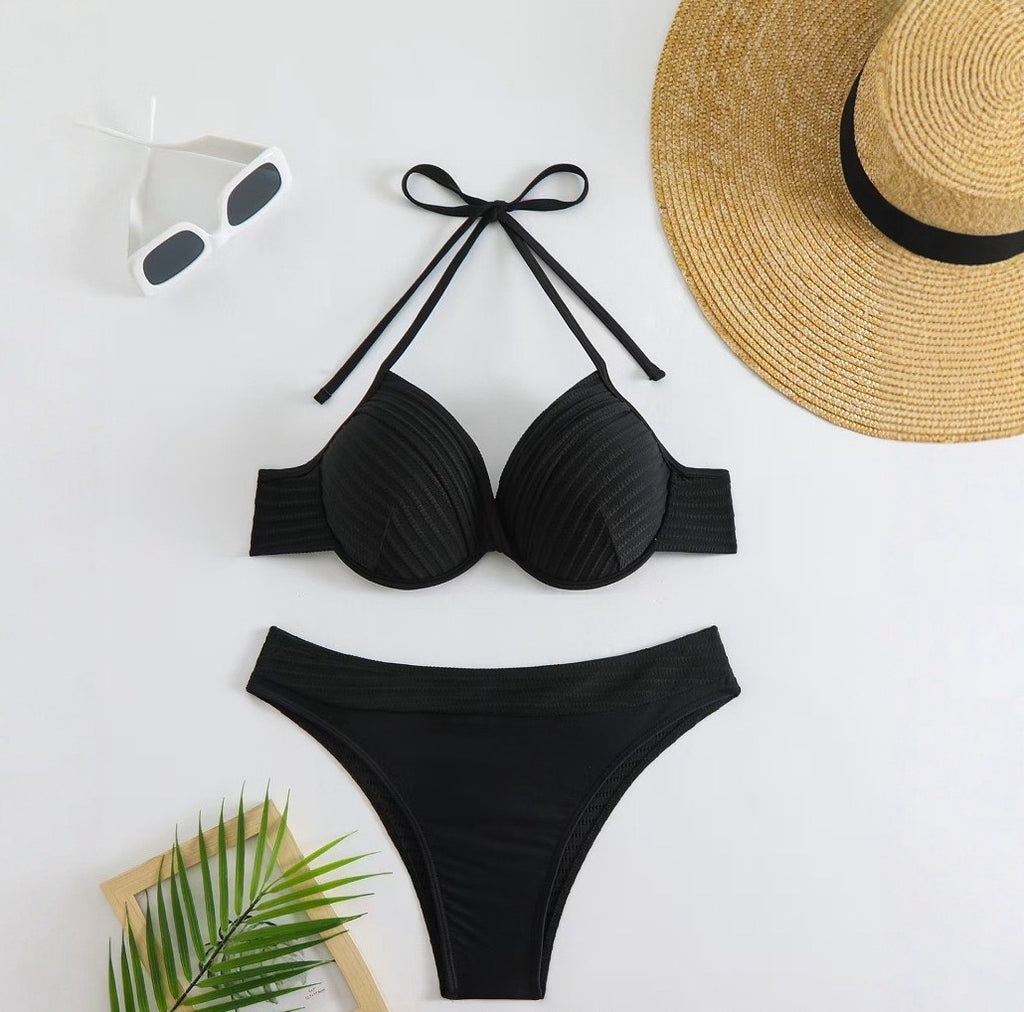 Multi-Color Casual Sexy Solid Color Women's Bikini