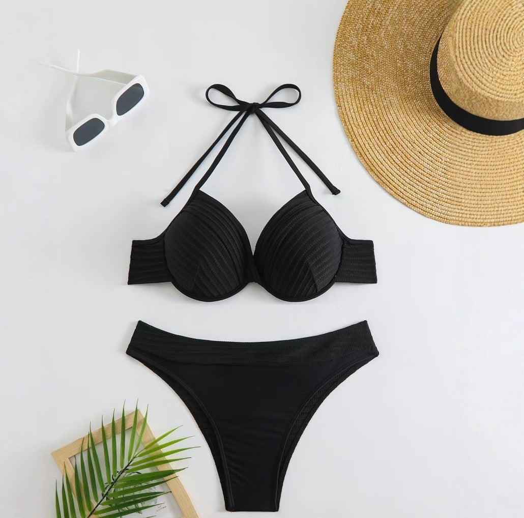 Multi-Color Casual Sexy Solid Color Women's Bikini