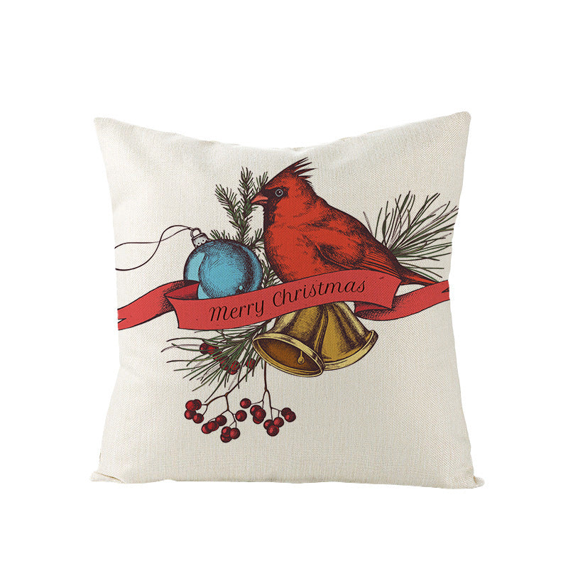 Cartoon Digital Printing Christmas Pillowcase