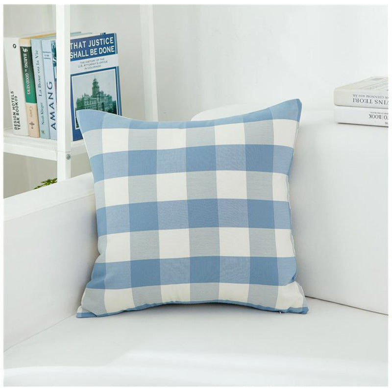 New Nordic Plaid Pillowcase Without Core