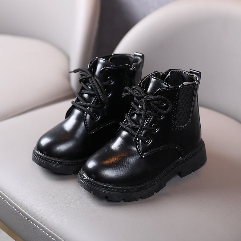 Autumn British Style Childrens Martin Boots