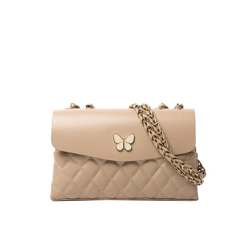 Fashion Trend Rhombus Chain Bag Ins Western Style One Shoulder Messenger Small Square Bag Tide