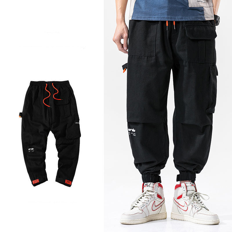 Trendy Hong Kong Style Big Pocket Cargo Pants