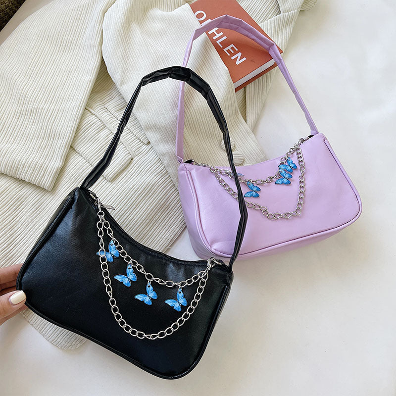 Women's New Style Butterfly Jewelry Chain Casual Fashion Handbag