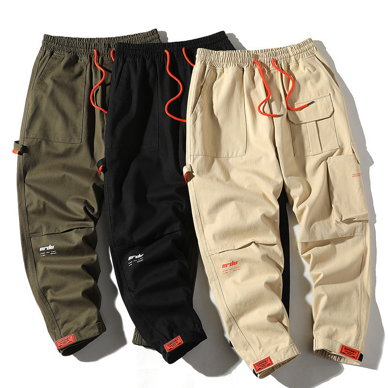 Trendy Hong Kong Style Big Pocket Cargo Pants
