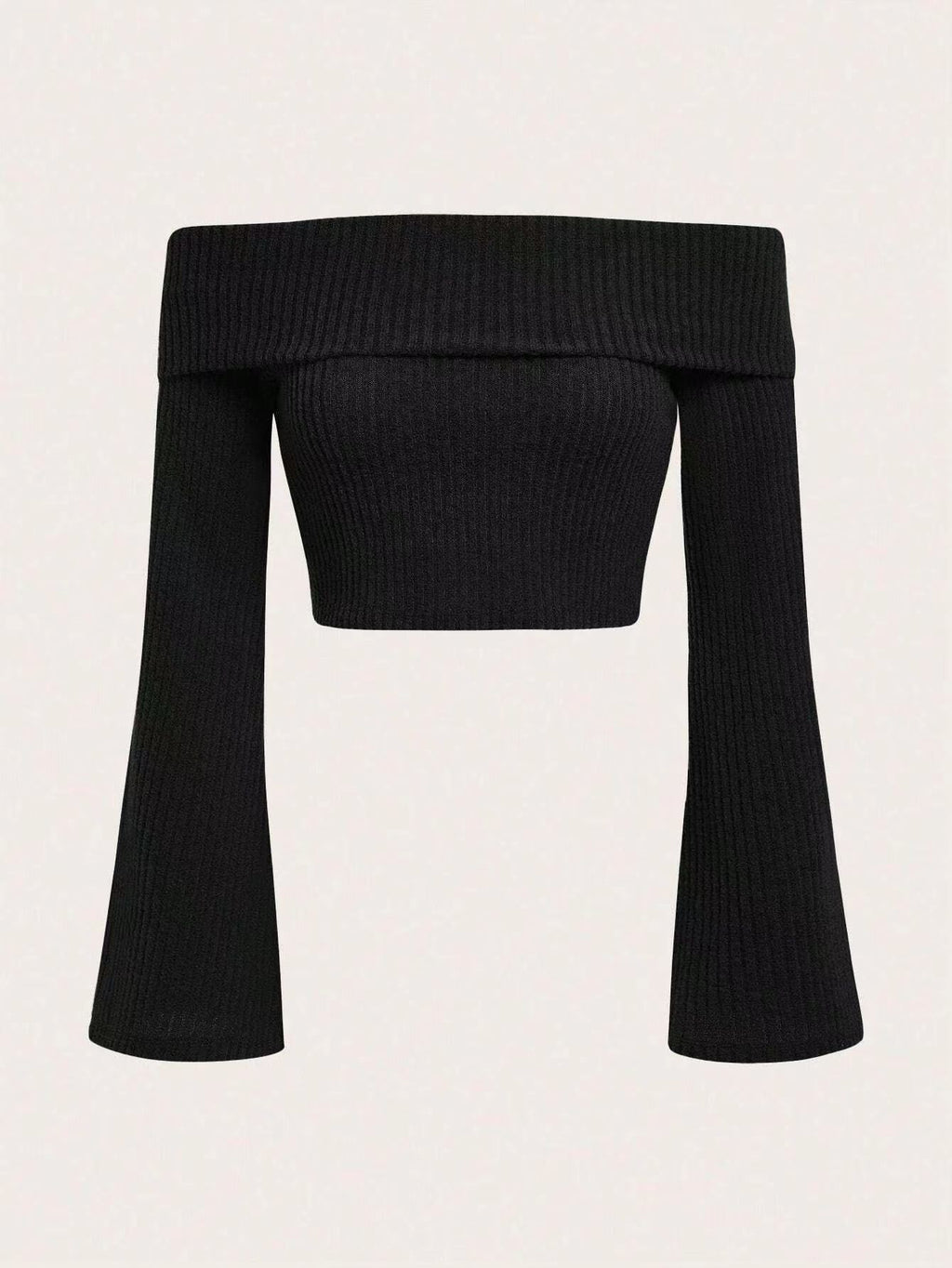 Printed Sexy Lace Thick Long Sleeved T-shirt Knitted Sweater