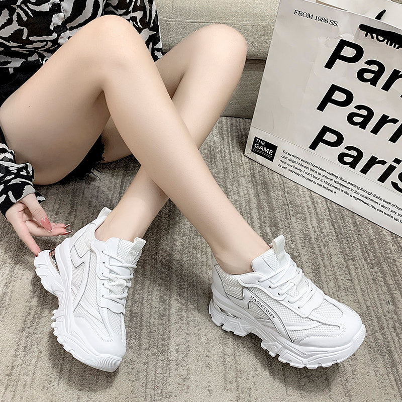 Women's Casual Sports All-match Thick-soled Retro Breathable Shoes