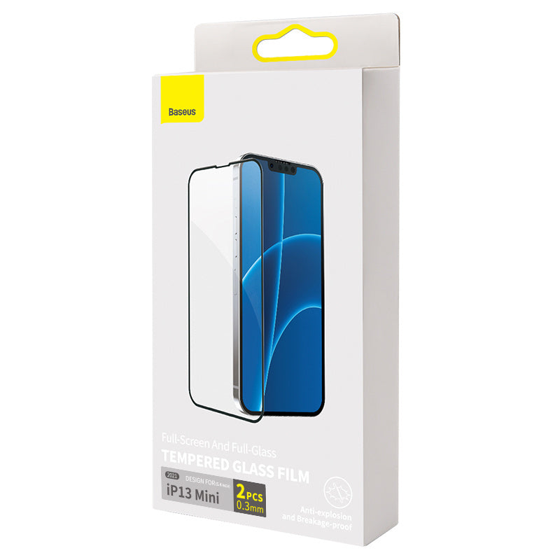 0.3mm Full Screen Full Glass Tempered Film For IP 5.4 Inch Model
