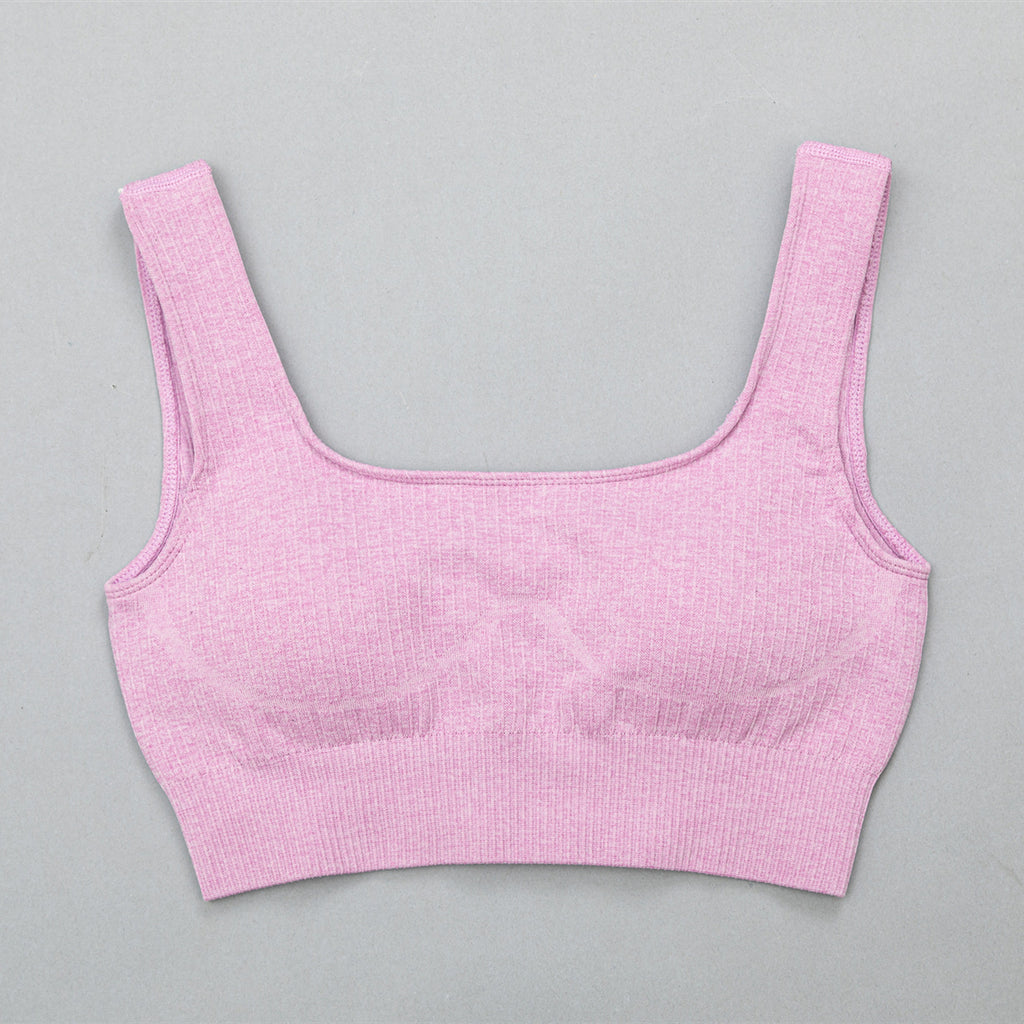 Seamless Women Yoga Set Sports Bra Shorts