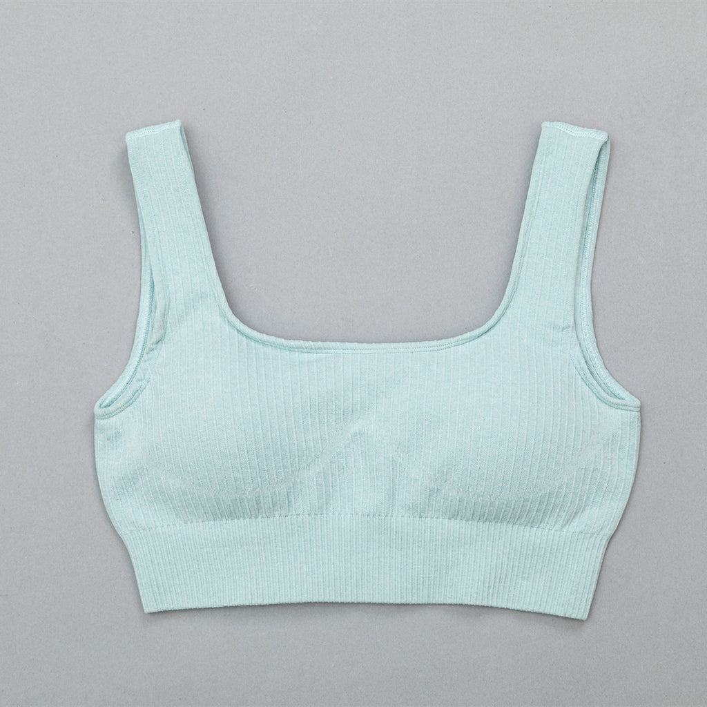 Seamless Women Yoga Set Sports Bra Shorts