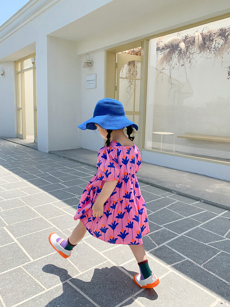 Children Flower Dress Summer Girl Is Lovely