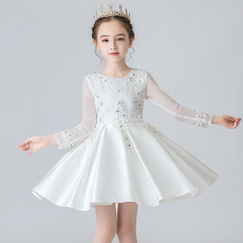 Girls' Princess Dress Long-sleeved Autumn And Winter