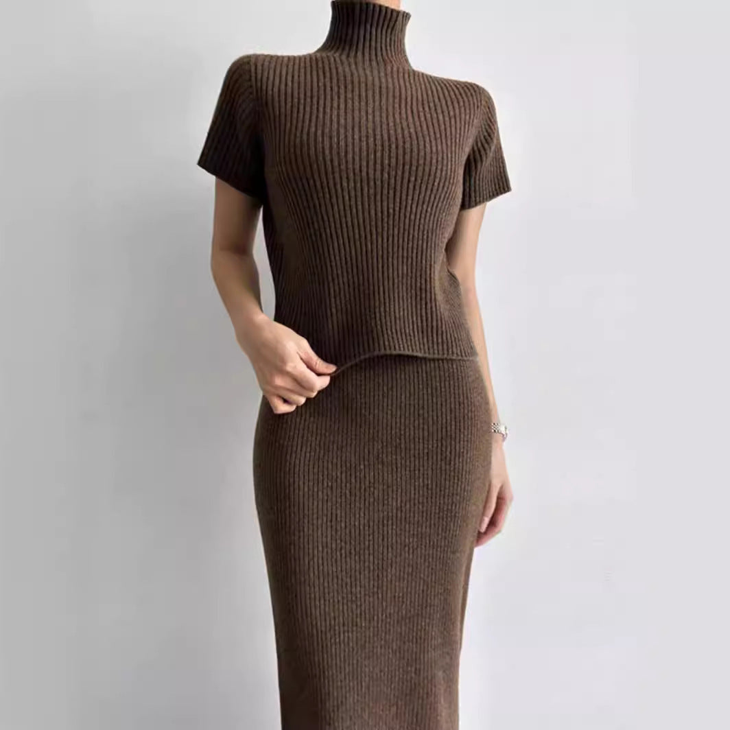 Slit Sheath Skirt Skirt Suit