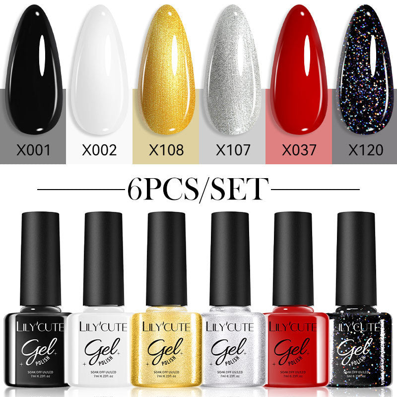 Solid Color UV Polish Glitter Suit UV Polish