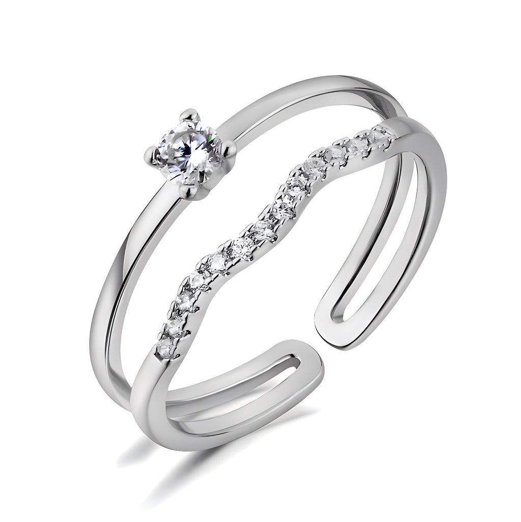Korean Style Stylish Opening Ring Women's Water Drop