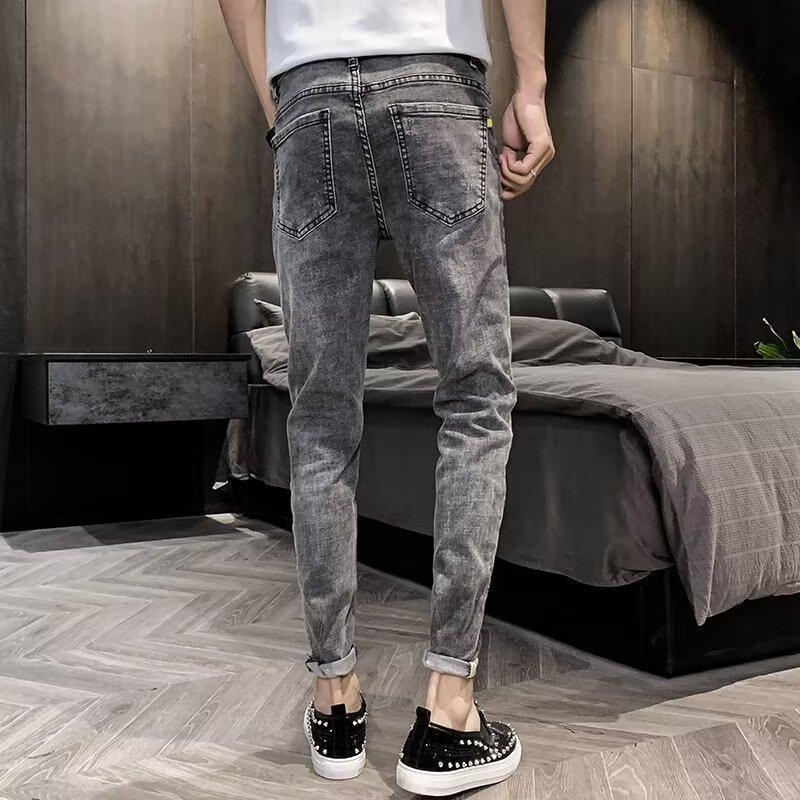 New Youth All-matching Simple High-grade Pants