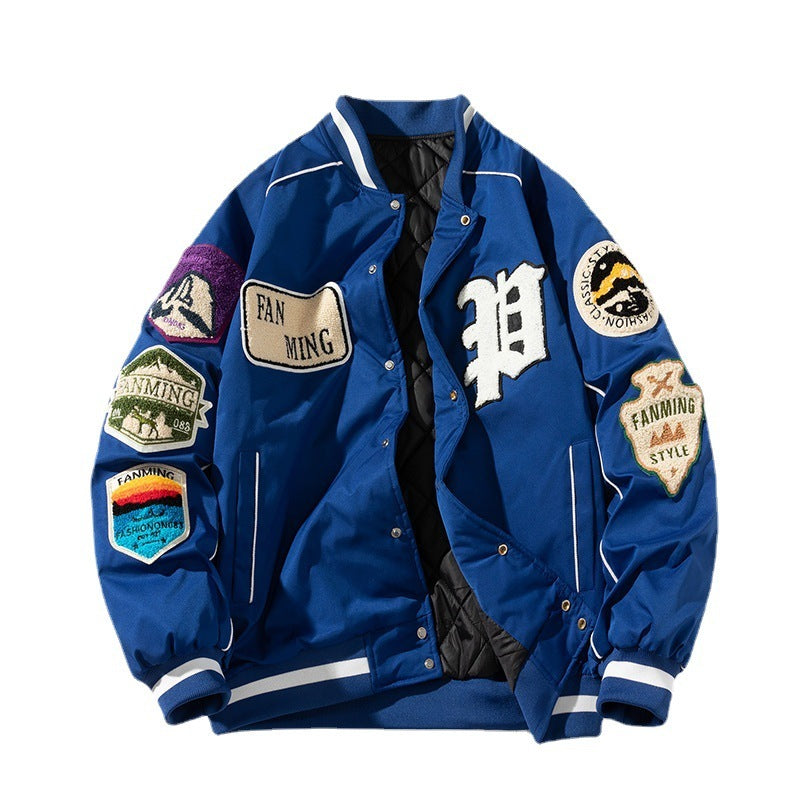 Autumn And Winter Street Tide Baseball Suit Men