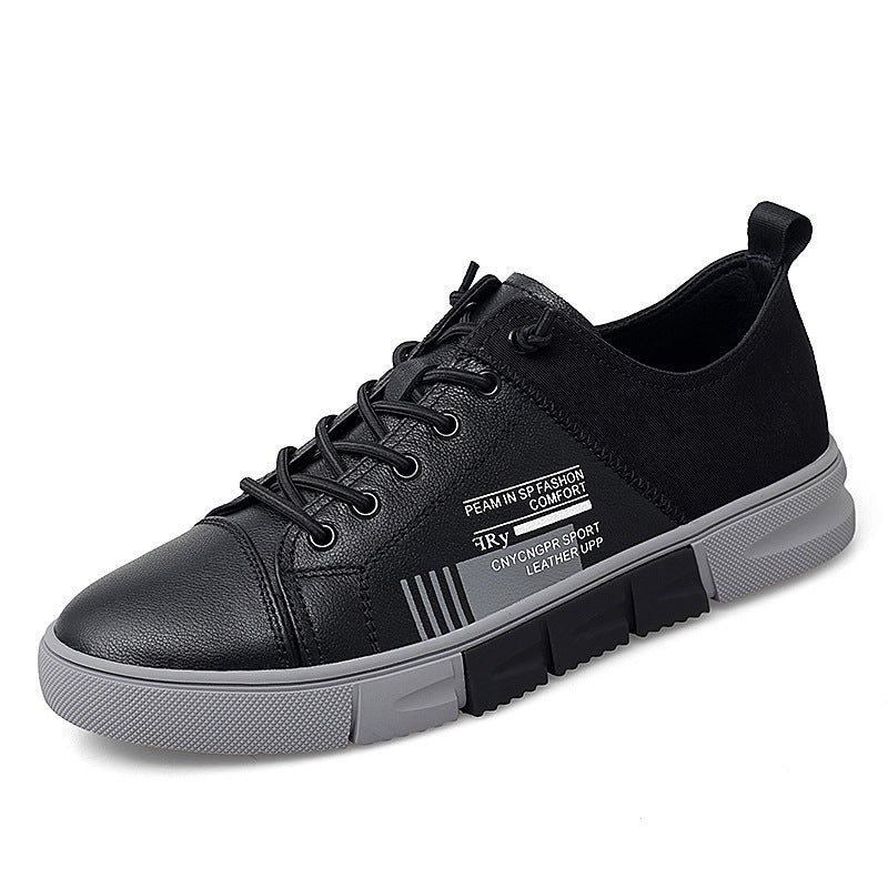 Men's Fashion Trend Splicing Leather Shoes