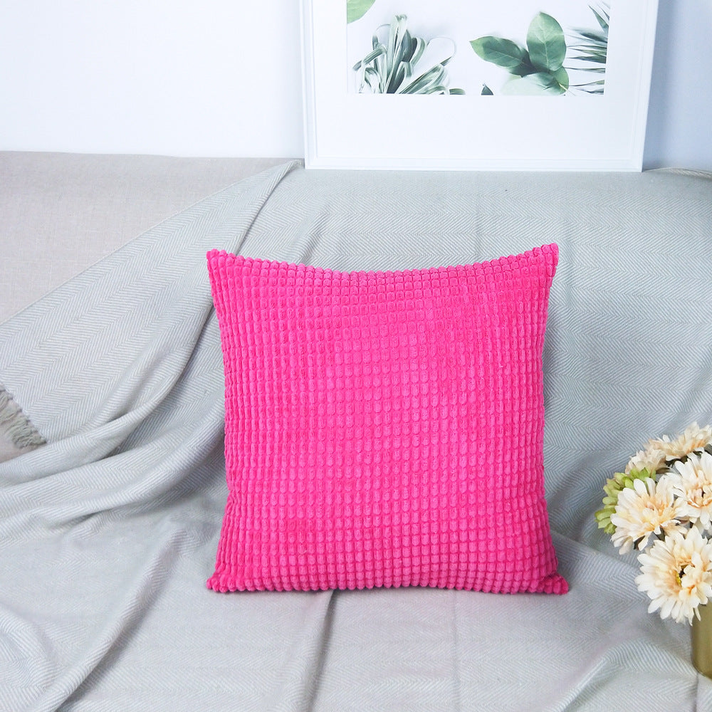 Corn Kernels Pillowcase Nordic Ins Style Solid Color Home Without Core