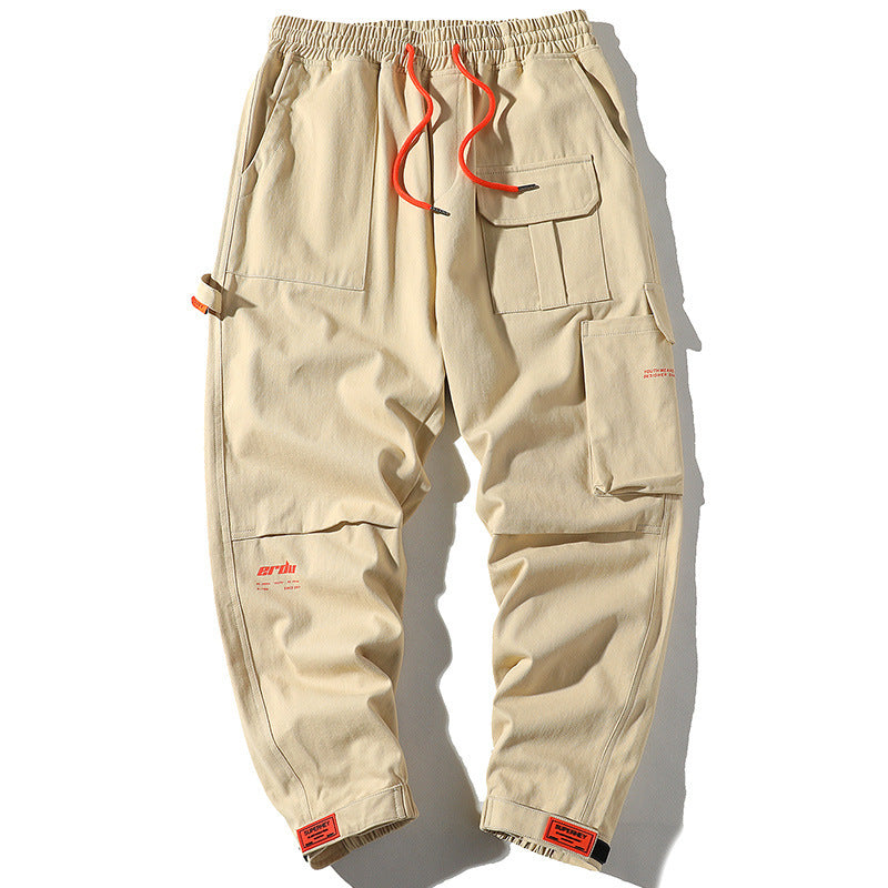 Trendy Hong Kong Style Big Pocket Cargo Pants