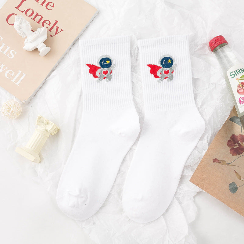 Fashion Cute Japanese Cartoon Thickened Stockings For Men
