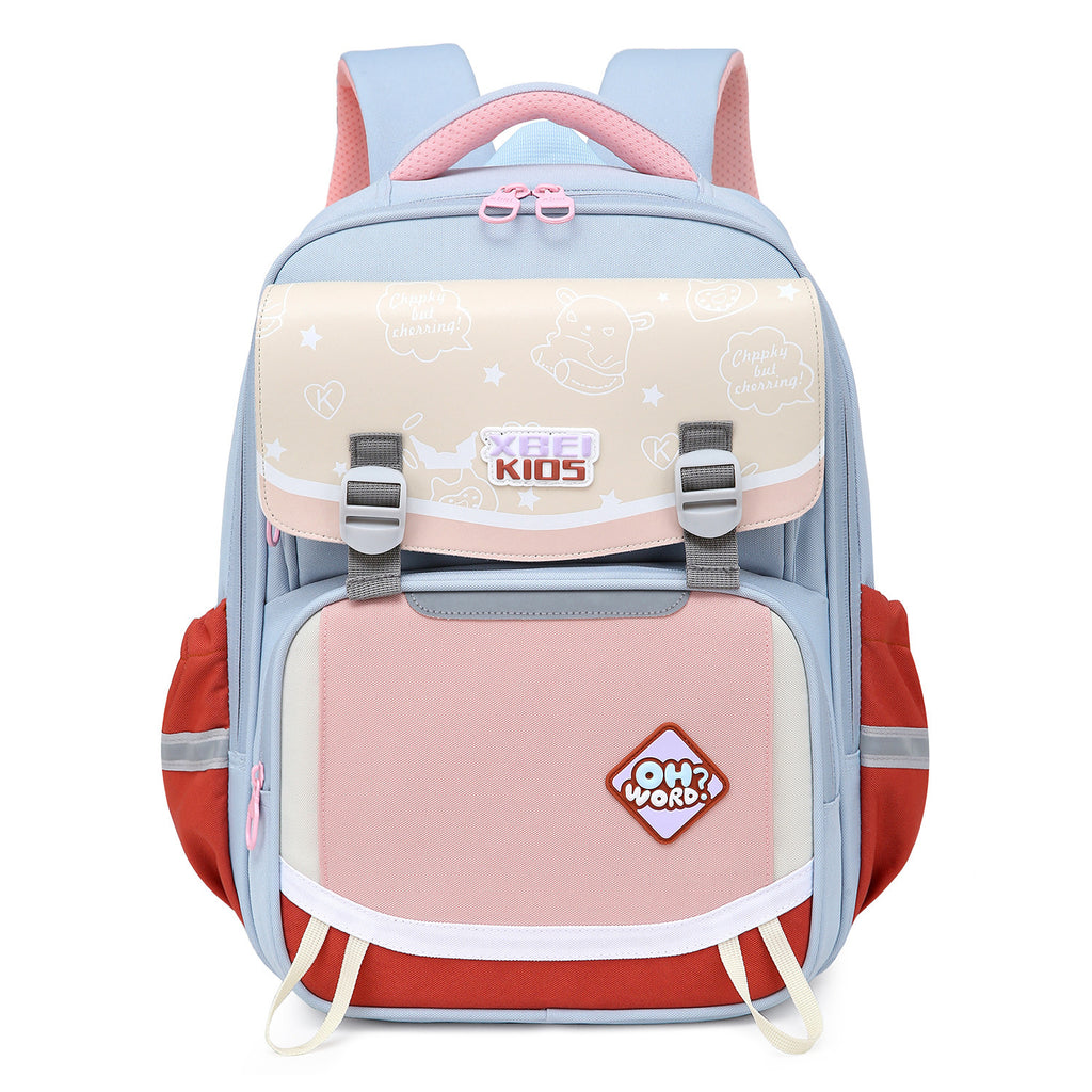 Schoolbag Burden Reduction Spine Protection Lightweight And Large Capacity Backpack