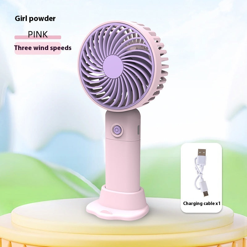 Rechargeable Handheld Desktop Portable Little Fan USB Electric Fan