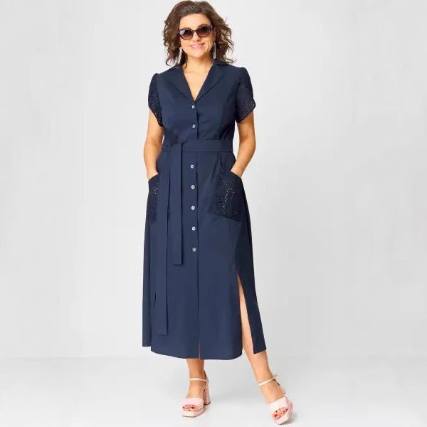 Fashion Loose V-neck Women's Printed Wear