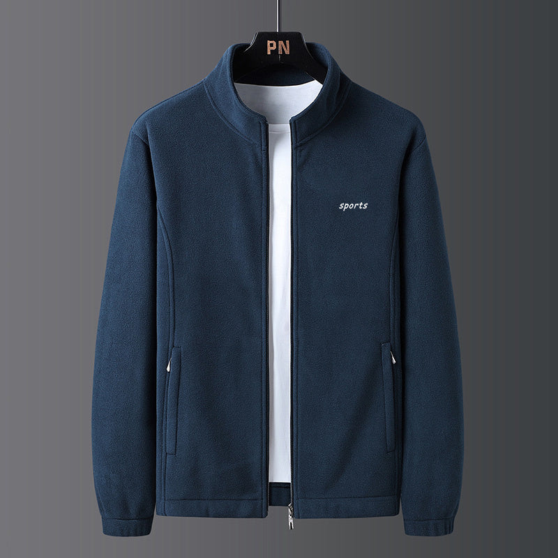 Fashion Men's Casual Plus Velvet Padded Jacket