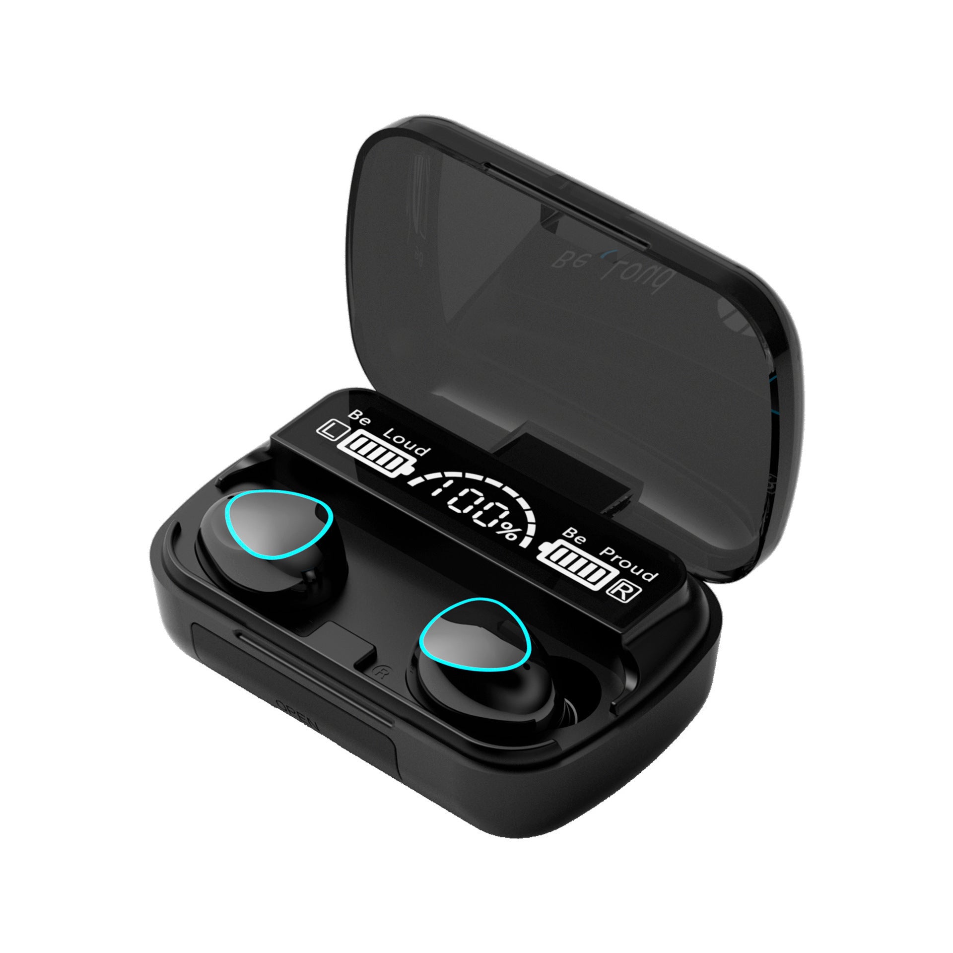 Stereo Earphone Sports Bluetooth Headset With Digital Display