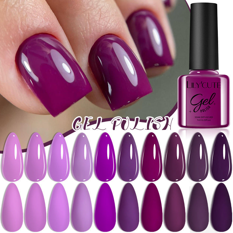 Solid Color UV Polish Glitter Suit UV Polish