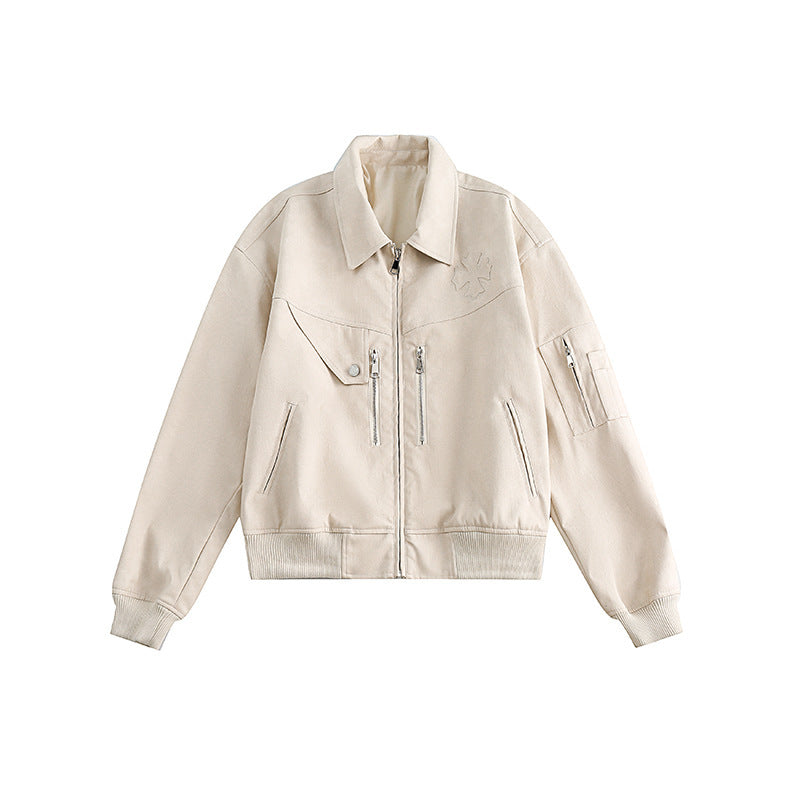Casual Autumn Street Fashion PU Leather Jacket