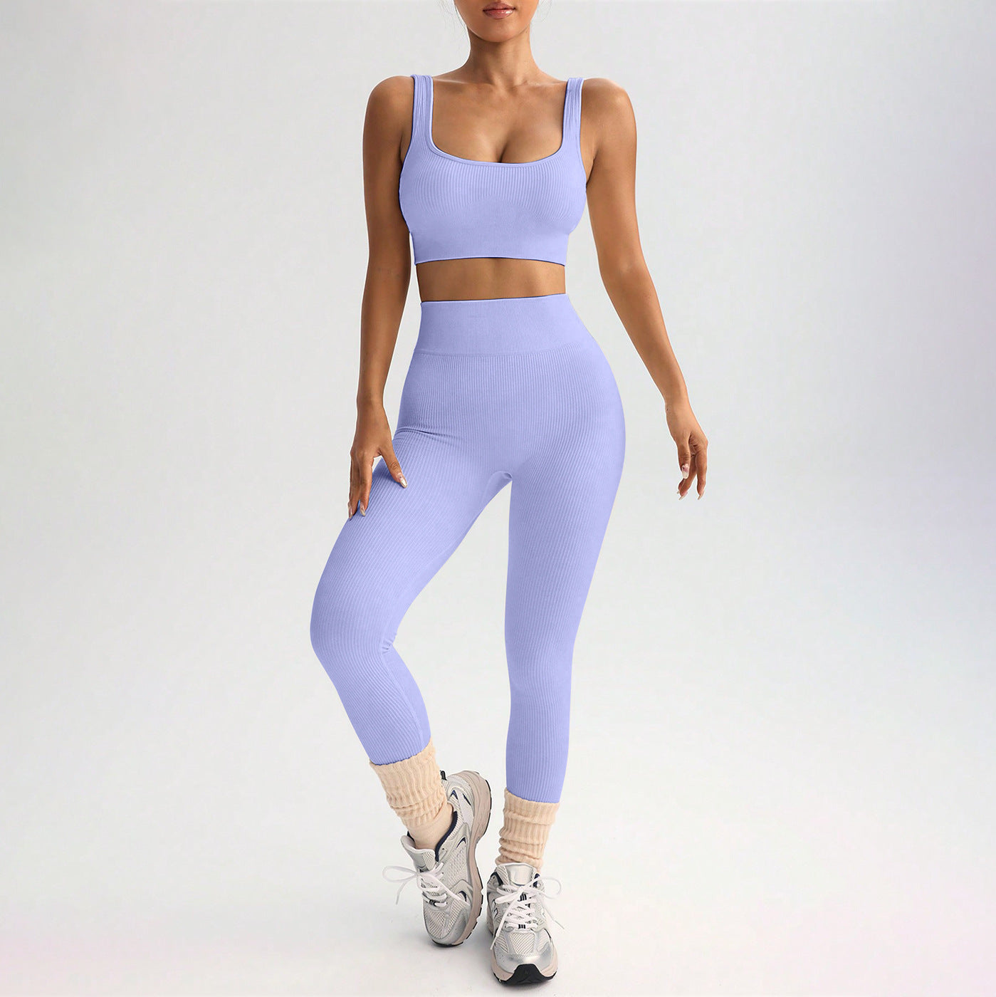 Quick-drying Yoga Clothes Suit Shockproof Sports Bra Yoga Pants