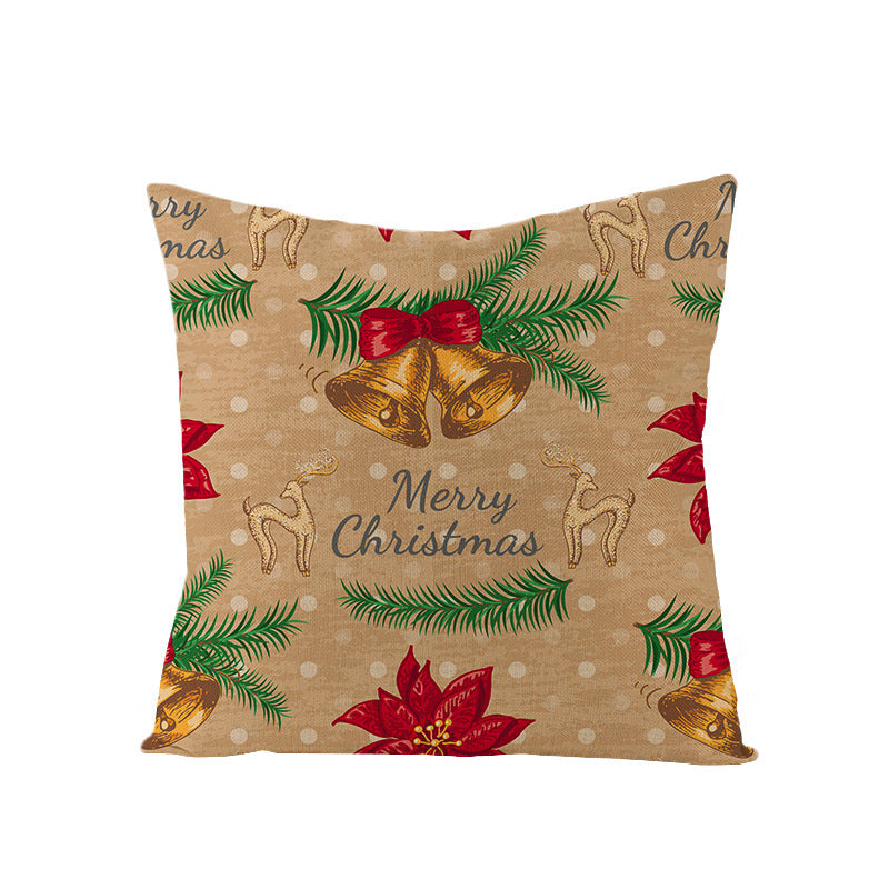 Cartoon Digital Printing Christmas Pillowcase