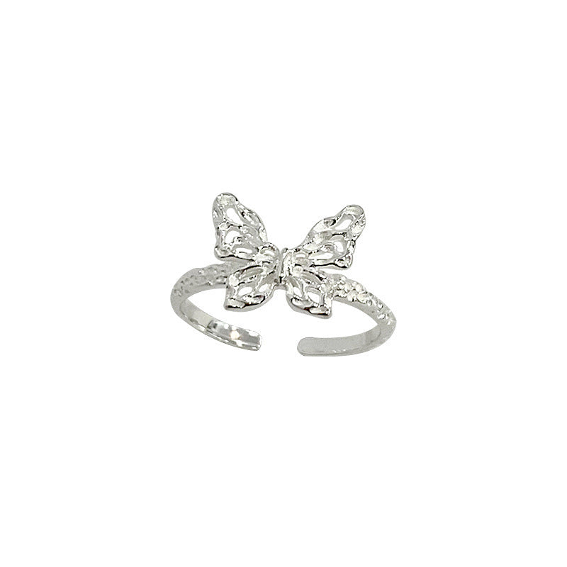 Lava Butterfly Ring Female Stylish Opening Adjustable