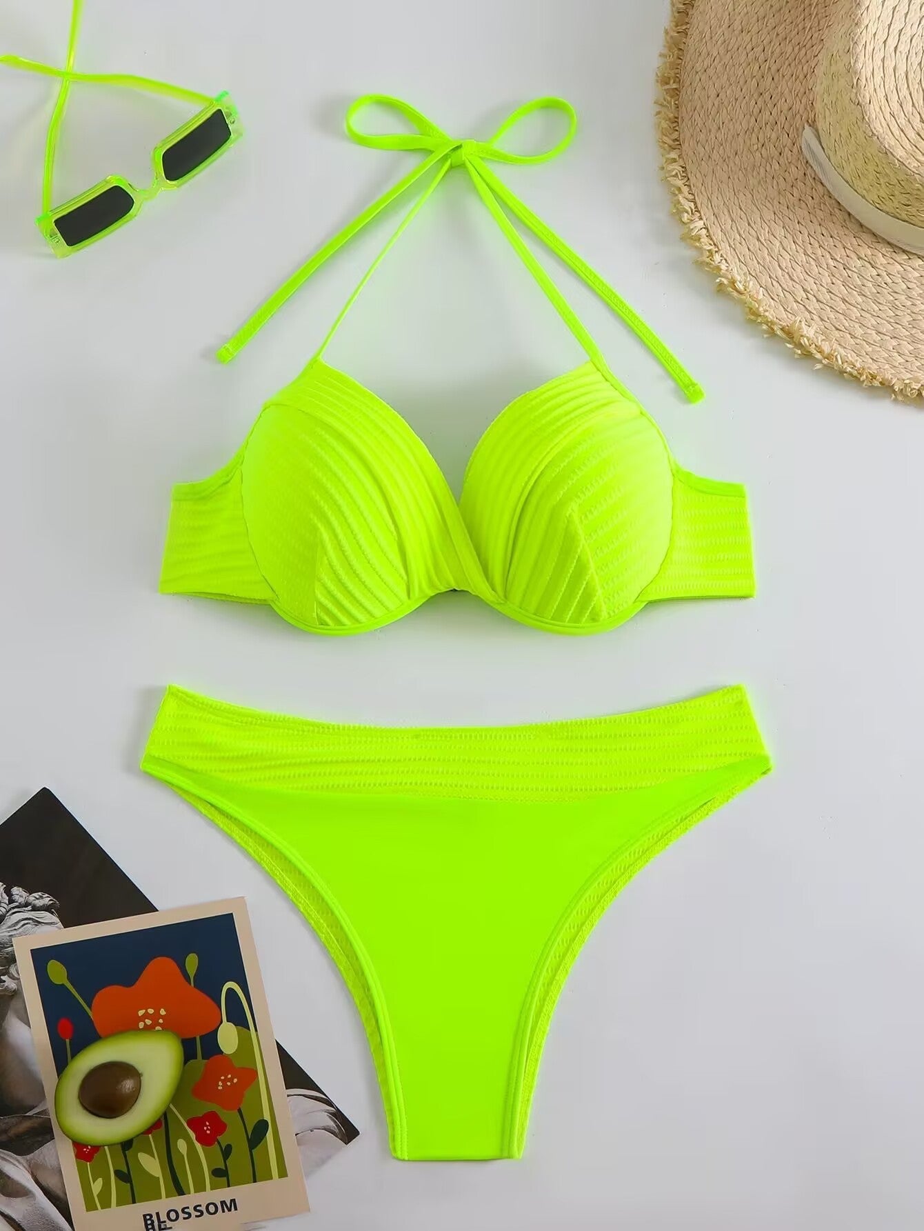 Multi-Color Casual Sexy Solid Color Women's Bikini
