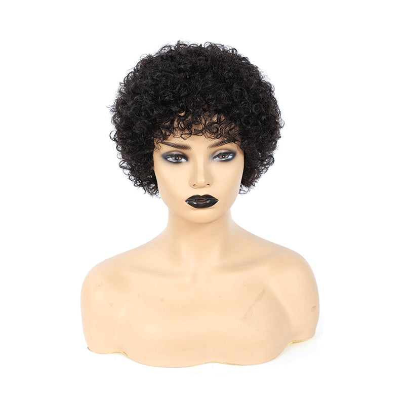 European And American Fashion Microwave Curly Fluffy Wig Headgear