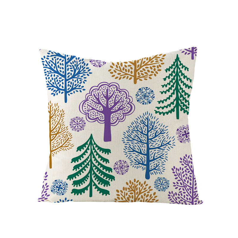 Cartoon Digital Printing Christmas Pillowcase
