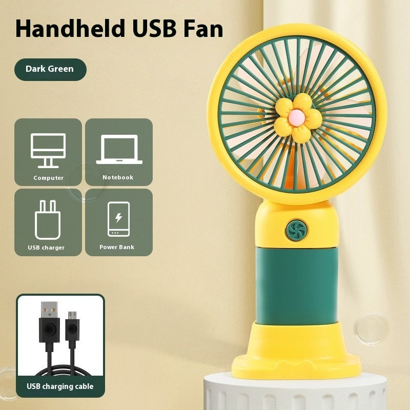 Rechargeable Handheld Desktop Portable Little Fan USB Electric Fan