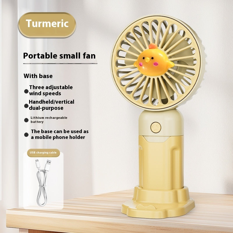 Rechargeable Handheld Desktop Portable Little Fan USB Electric Fan